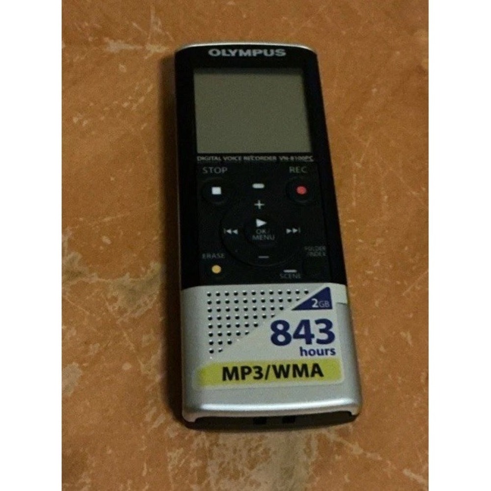 Olympus Digital Voice Recorder VN-8100PC MP3 USB, Tested‎ And Works